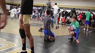 Cocky College Wrestler Showin Off His Cock