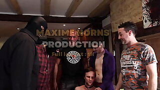 Bisexual Orgy with 6 dicks Maxime Horns SexyMarghot and her Husband
