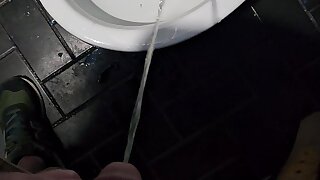 Pissing at the bar