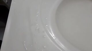 Busting a nut in the bathroom of my straight friend's house. he's right outside the door!