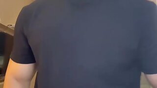 270 Asian Bodybuilder plays with his ass