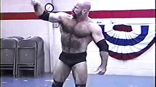 Muscle Bear Daddy Wrestling