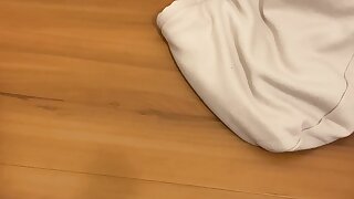 The shadow of my cock on a hotel bathroom floor :3 (OC)