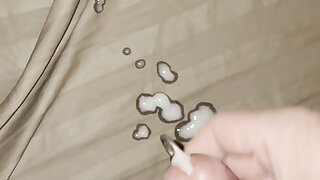 Cumming with my new PA piercing. Four days.