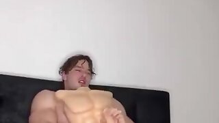 Fucks her sex toy