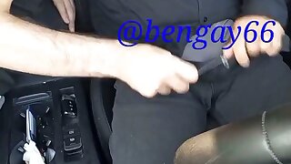 Daddy jerking off cumshot
