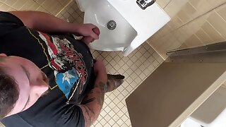 Horny at urinal
