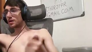NERD jerking off and cumming