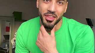 Hot Arab gives us a bulge show on TikTok