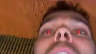 Cuck knows his place as his man gets fucked