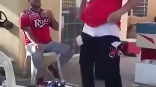 Mexican dad with big ass suducing