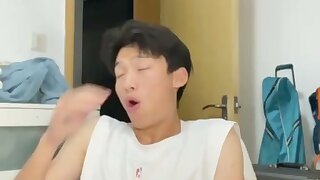 Naughty horny Korean twink