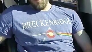 Jerk off in car