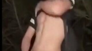 Teen shows and wanks big cock
