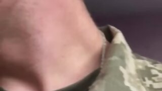 Hot Soldier starting to feel a little naughty