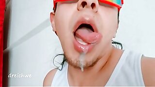saliva fetish all over my mouth